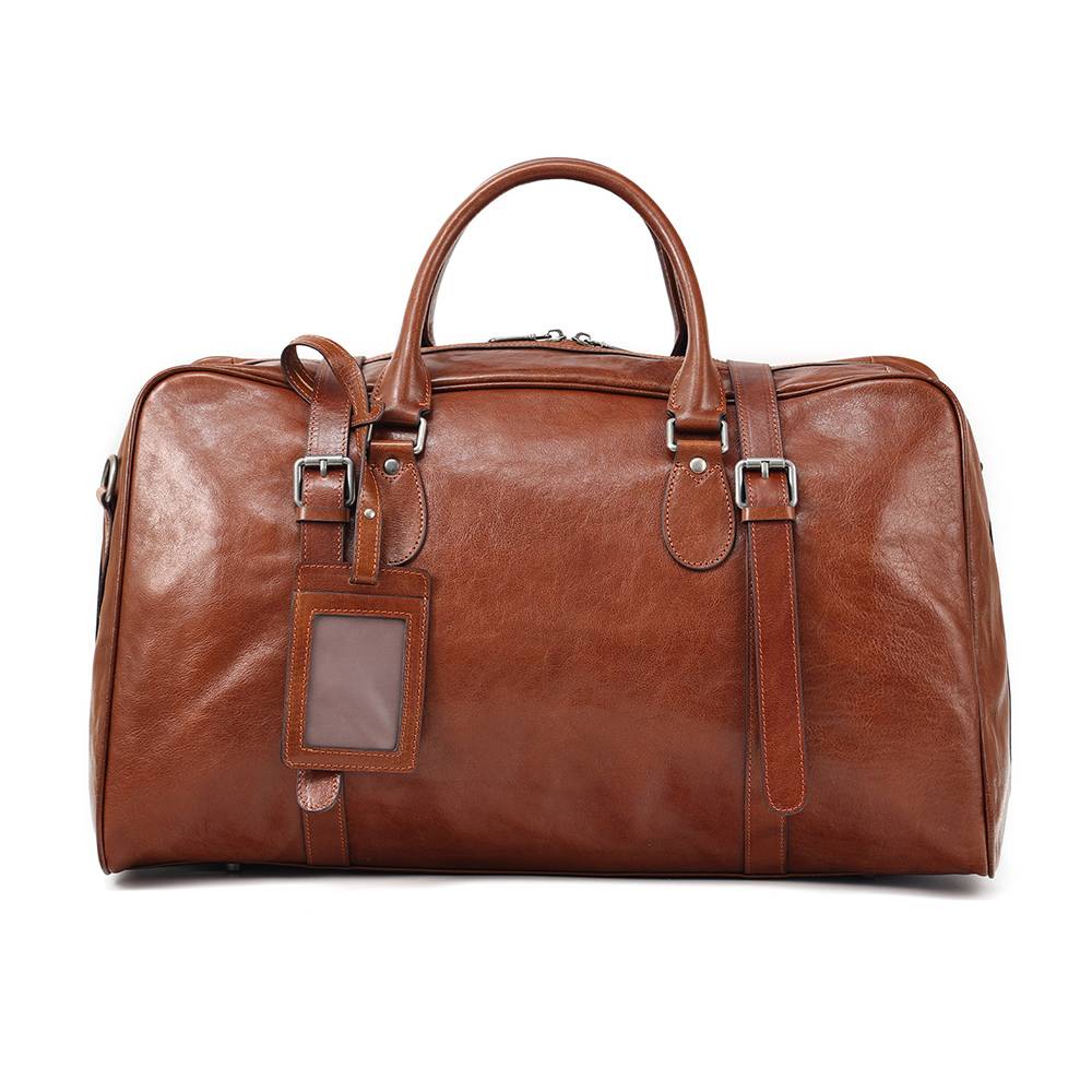 mens leather duffle bag