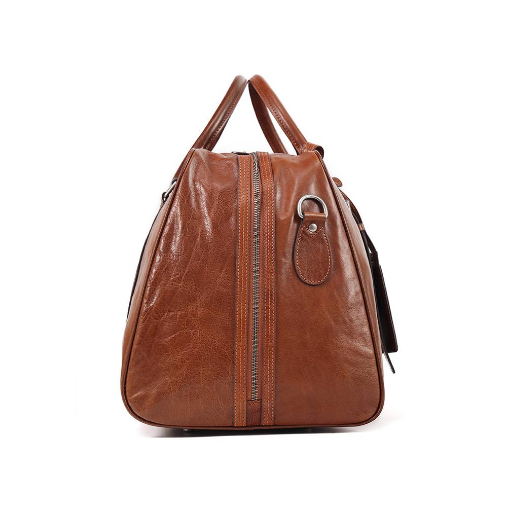 mens leather duffle bag