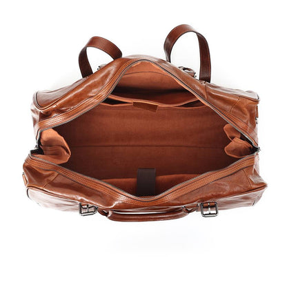 mens leather duffle bag