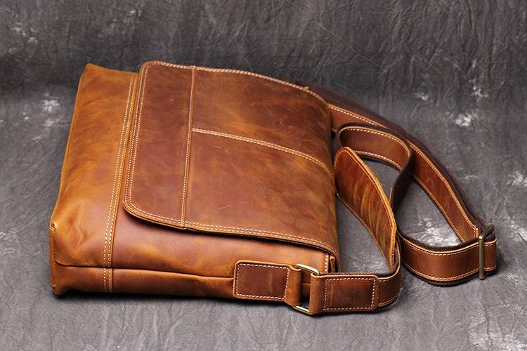 mens leather messenger bag 