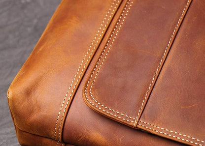 mens leather messenger bag 