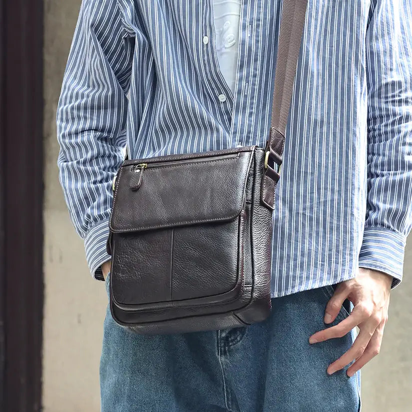 mens leather satchel bag 