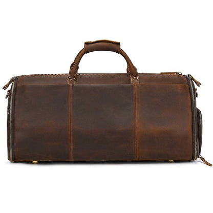 mens leather travel bag