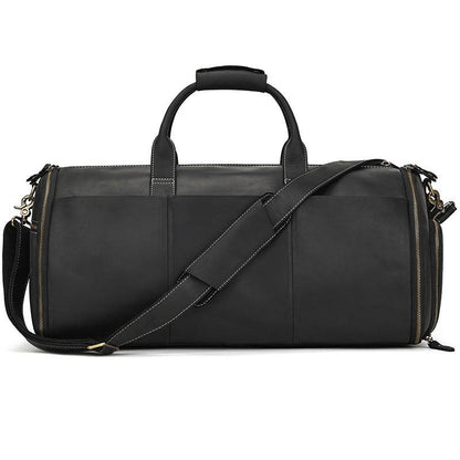 mens leather travel bag