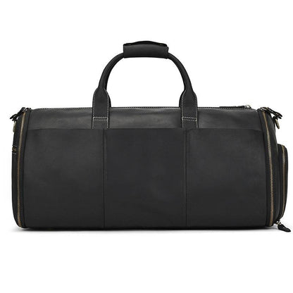 mens leather travel bag