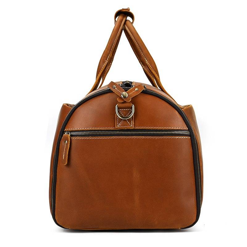 mens leather travel bag