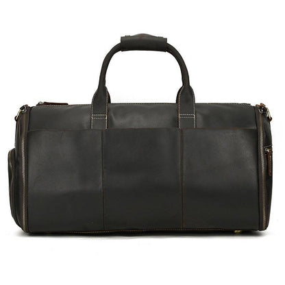 mens leather travel bag