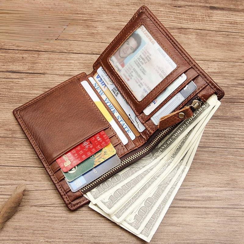 mens leather wallet