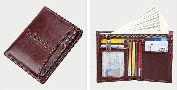 mens leather wallet