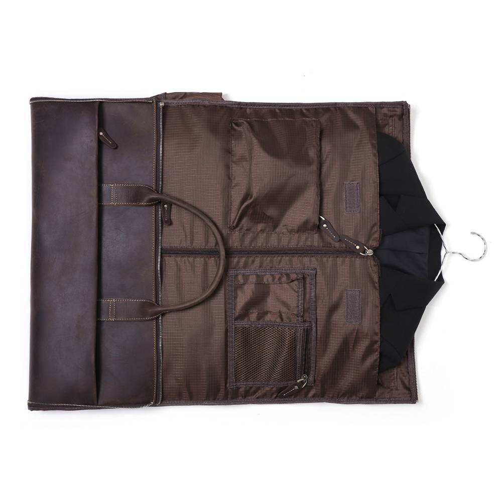 mens leather weekend bags