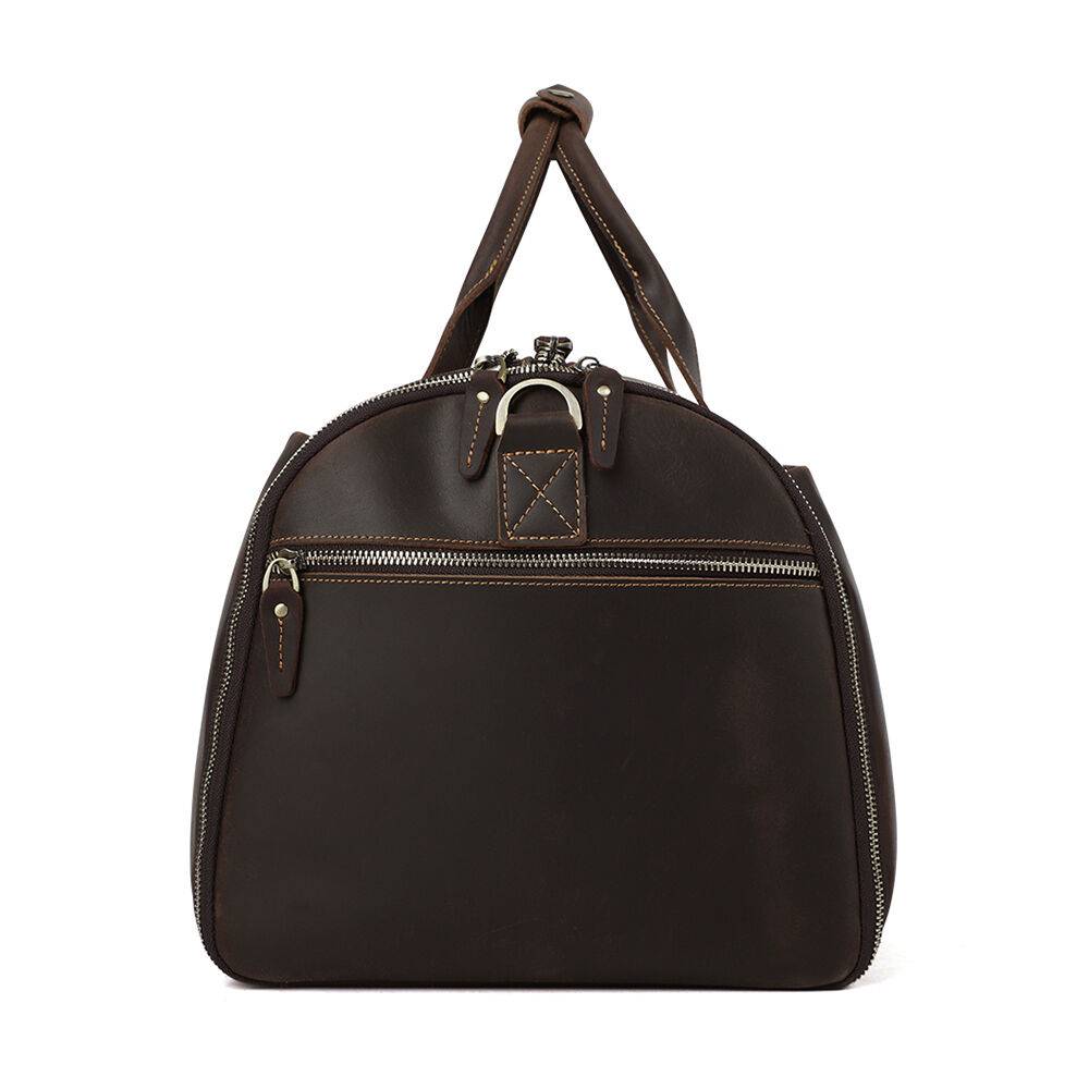 mens leather weekend bags