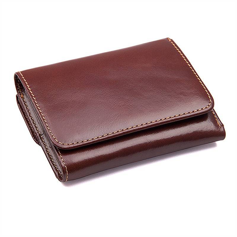 mens trifold leather wallet