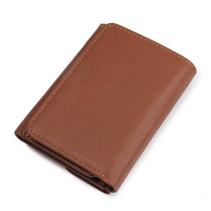 mens trifold leather wallet