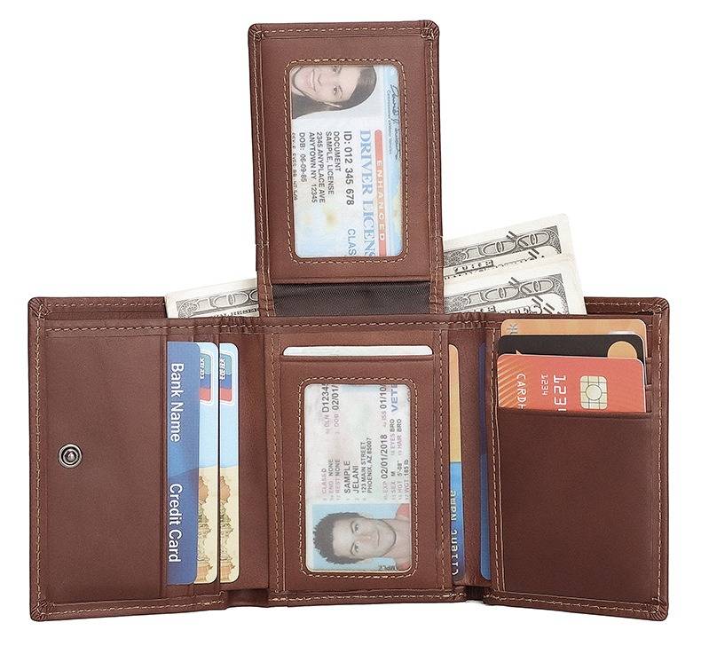 mens trifold wallet