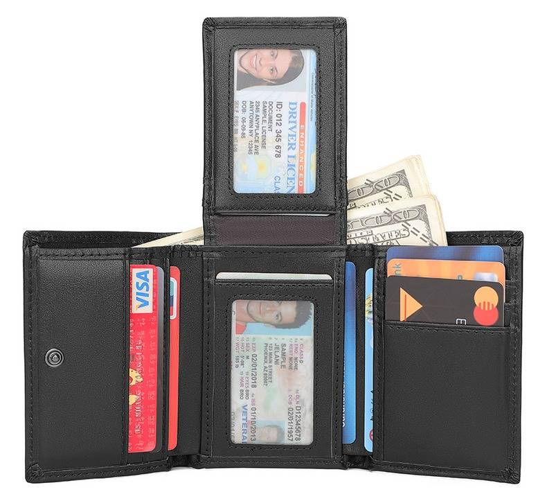 mens trifold wallet