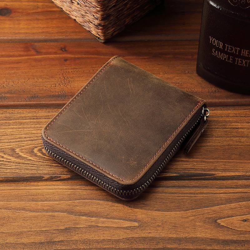 mens wallet with zipper 