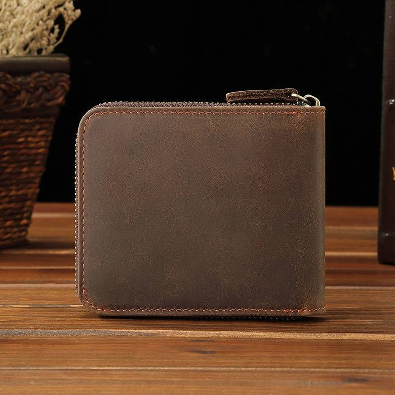 mens wallet with zipper 