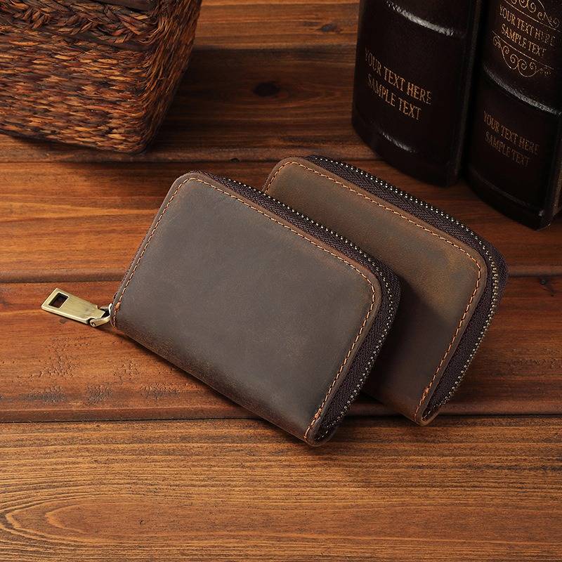 mens zipper wallet