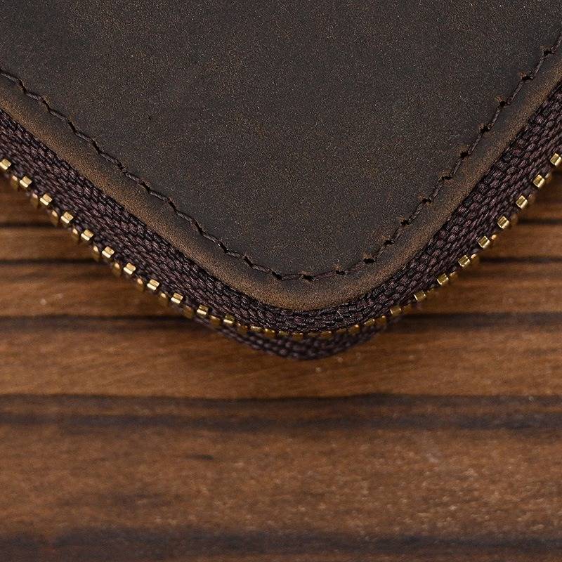 mens zipper wallet