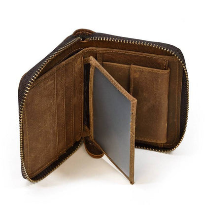 mens zipper wallet