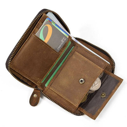 mens zipper wallet 