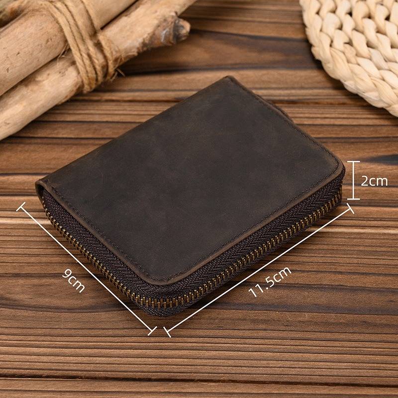 mens zipper wallet