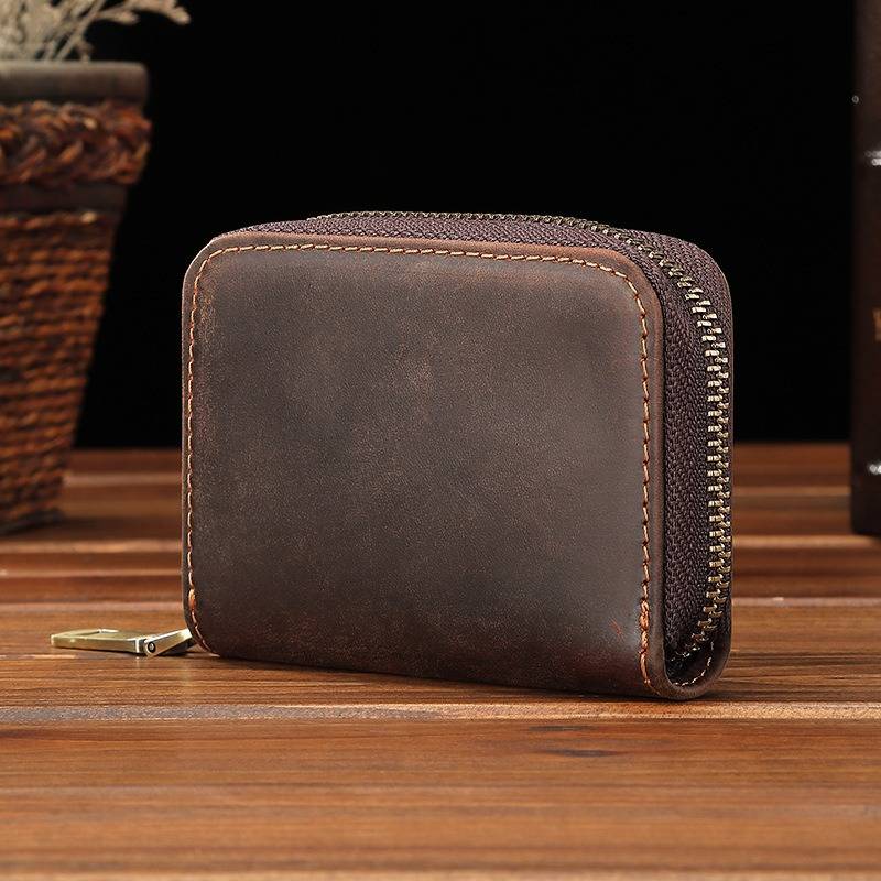 mens zipper wallet