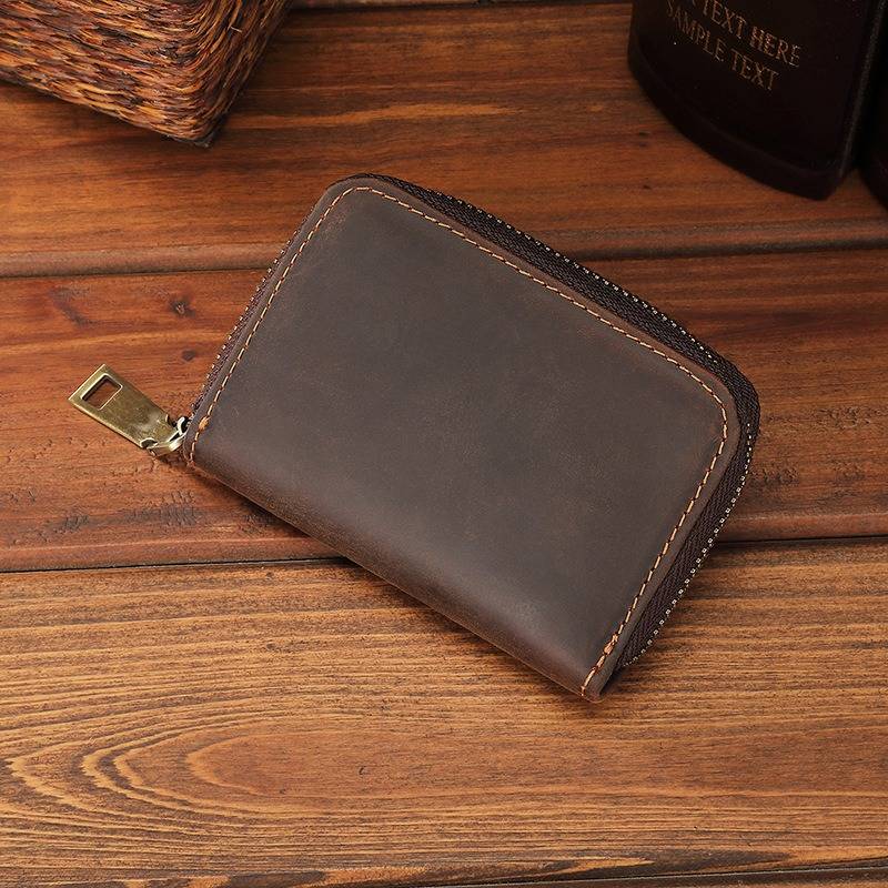 mens zipper wallet