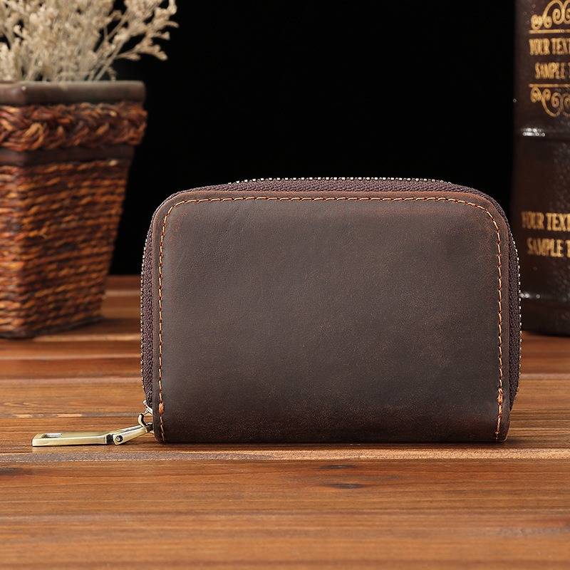 mens zipper wallet