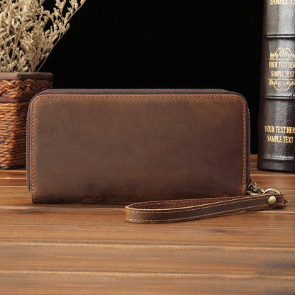 mens zipper wallet