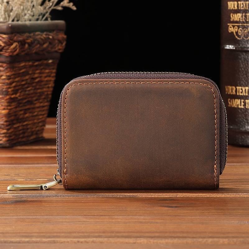 mens zipper wallet