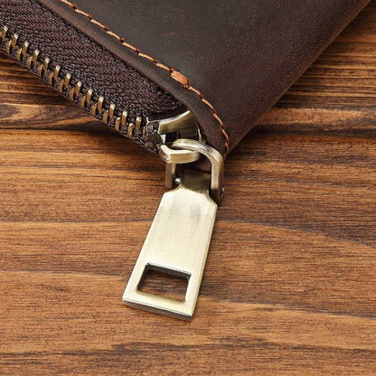 mens zipper wallet