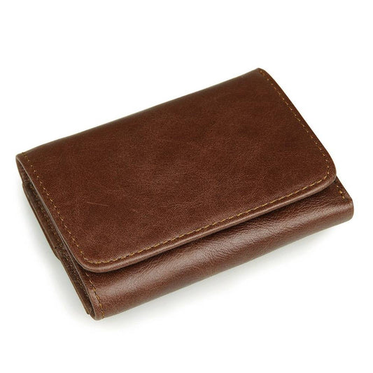 Men's Leather Trifold Wallet Multiple Card Holders