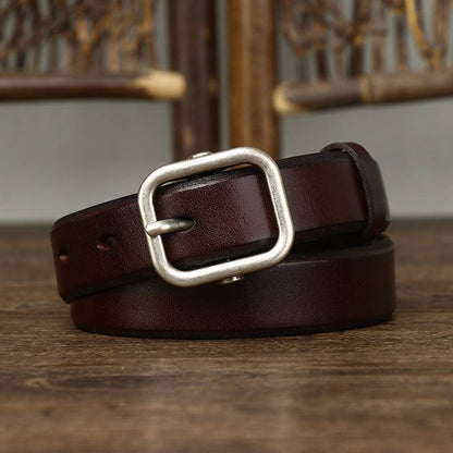 skinny leather belt womens