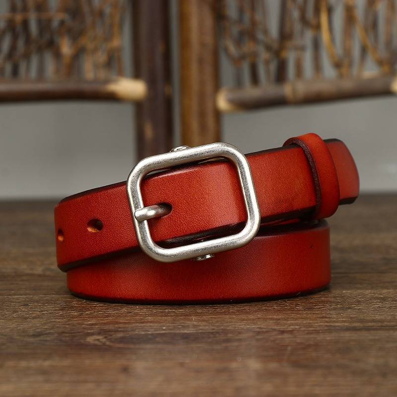 skinny leather belt womens