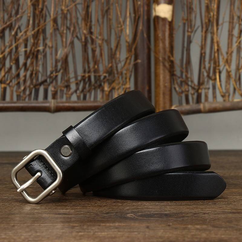 skinny leather belt womens