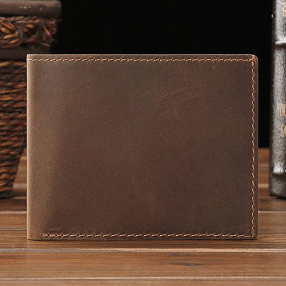 slim leather wallet 