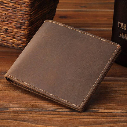 slim leather wallet 