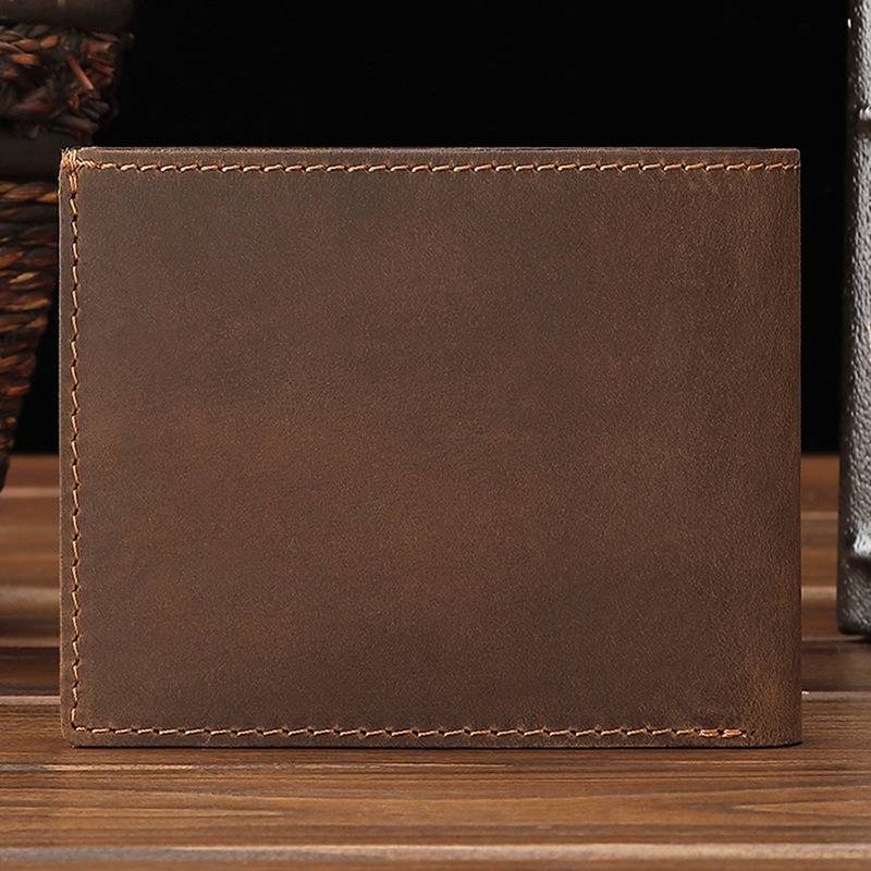 slim leather wallet 