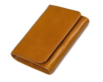 trifold leather wallet mens