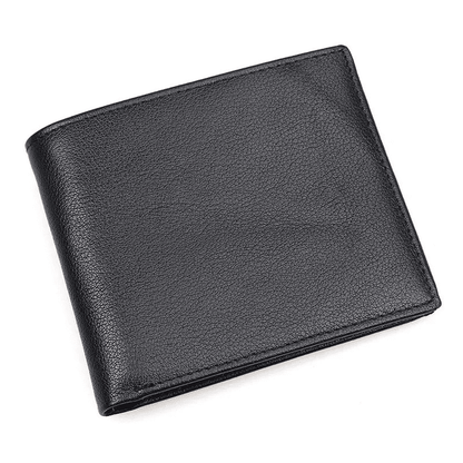 Minimalist Men Leather Bifold Wallet