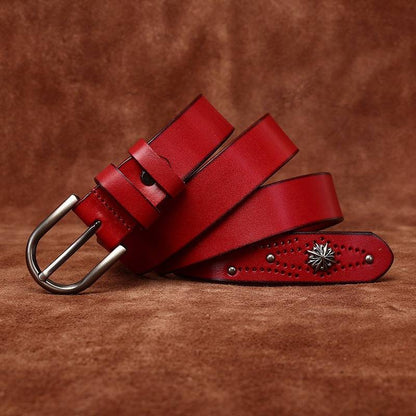 womens leather belts for jeans 