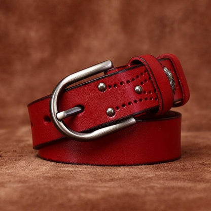 womens leather belts for jeans 