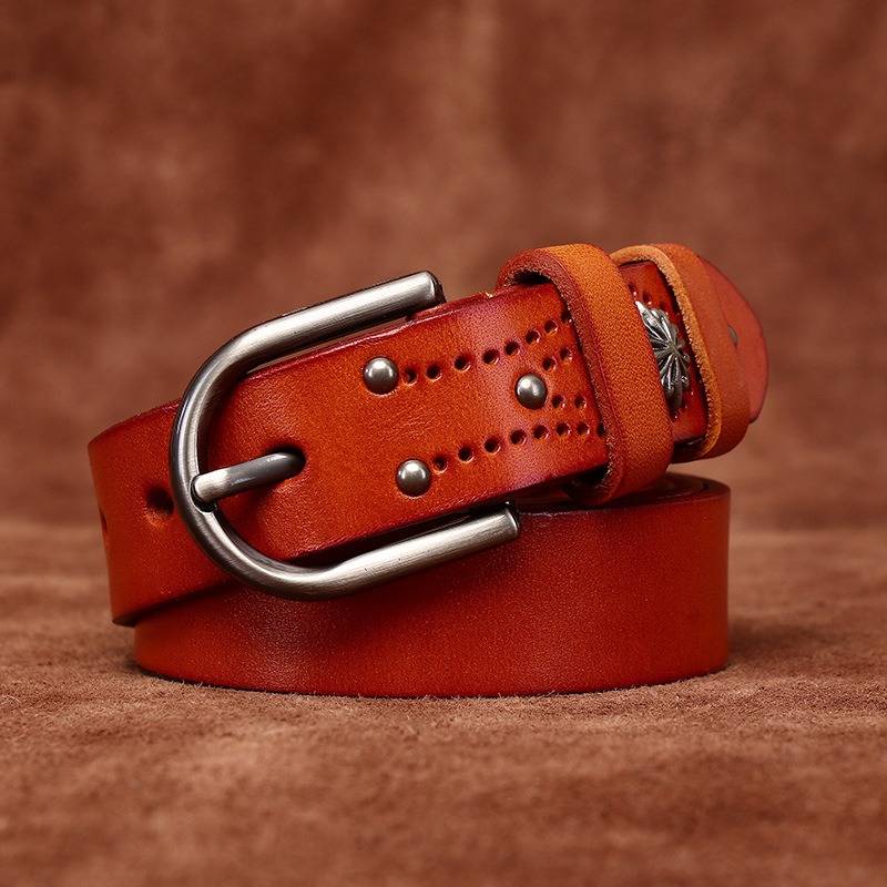 womens leather belts for jeans 