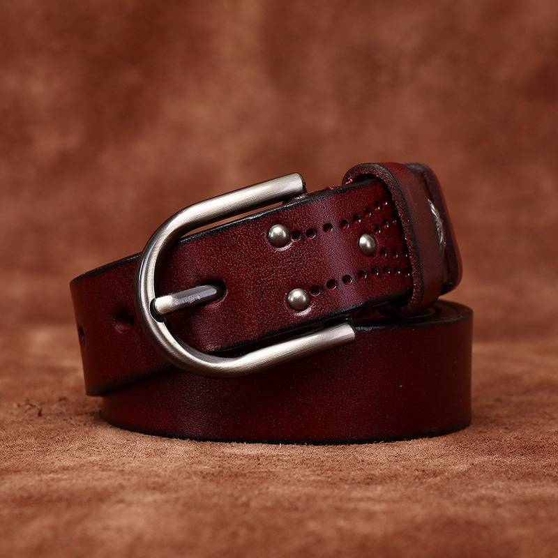 womens leather belts for jeans