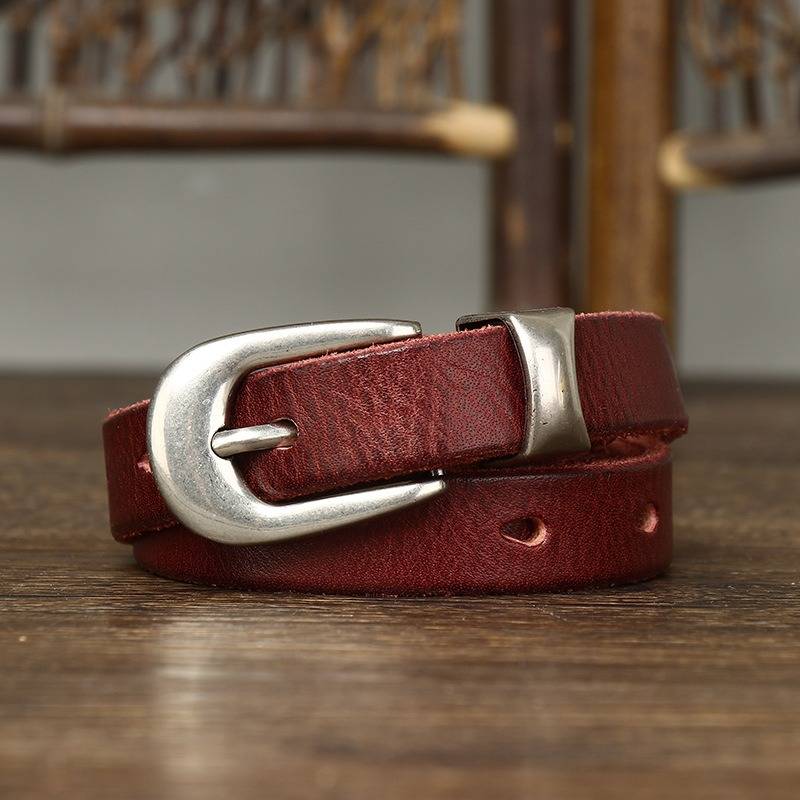 womens leather belts for jeans