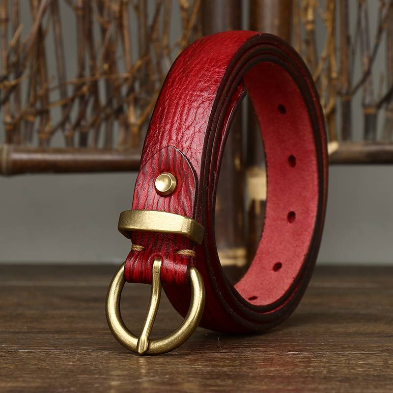 womens leather belts for jeans 