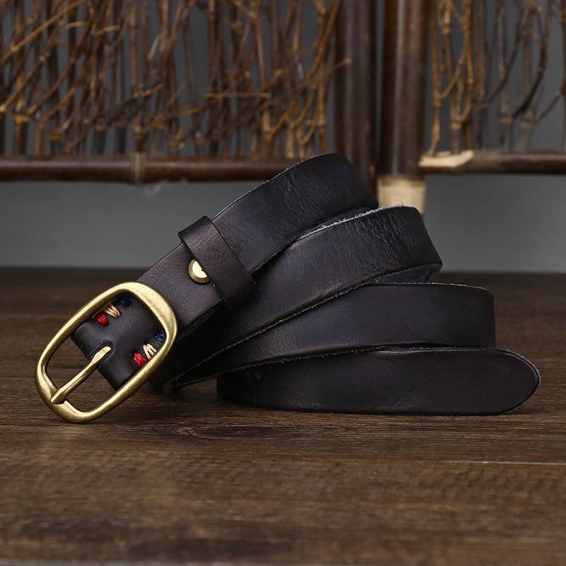 womens leather belts for jeans