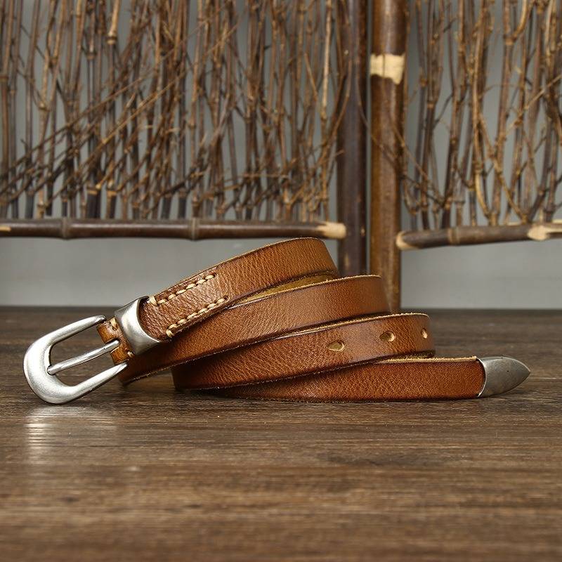 womens leather belts for jeans