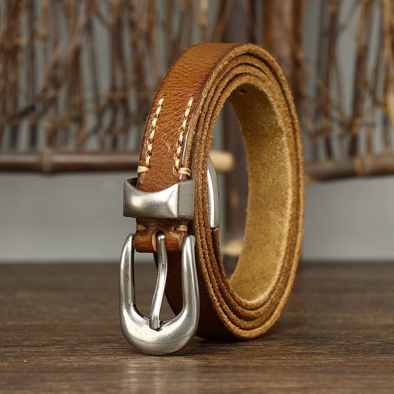 womens leather belts for jeans